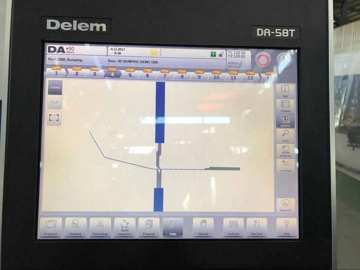 DA58T Touch screen controller 2D Yawei CNC Pressbrakes controller 