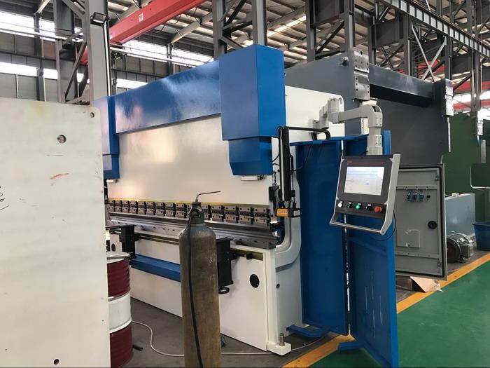 AHYW Yawei 4 axis cnc synchro press brakes 3m ESA S640 DSP Laser MCS controller