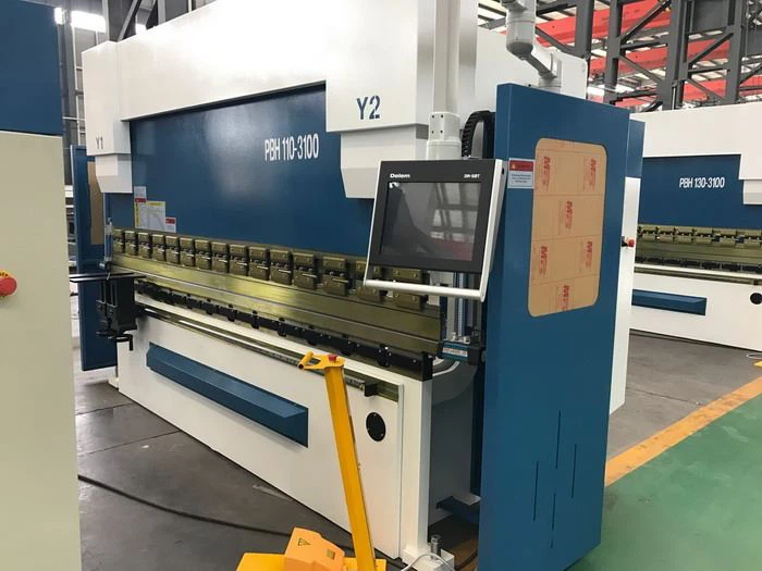 AHYW China Yawei made 3m PBH 110T CNC Press brake 5 axis factory DELEM DA58T 2D graphical controller