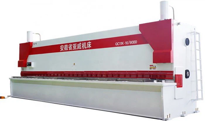AHYW Yawei 16mm 9m large VR CNC Metal Guillotine Shears China Manufactures